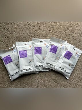 simplehuman Garbage Bags Size B 6L / 1.6 GAL 150 Count